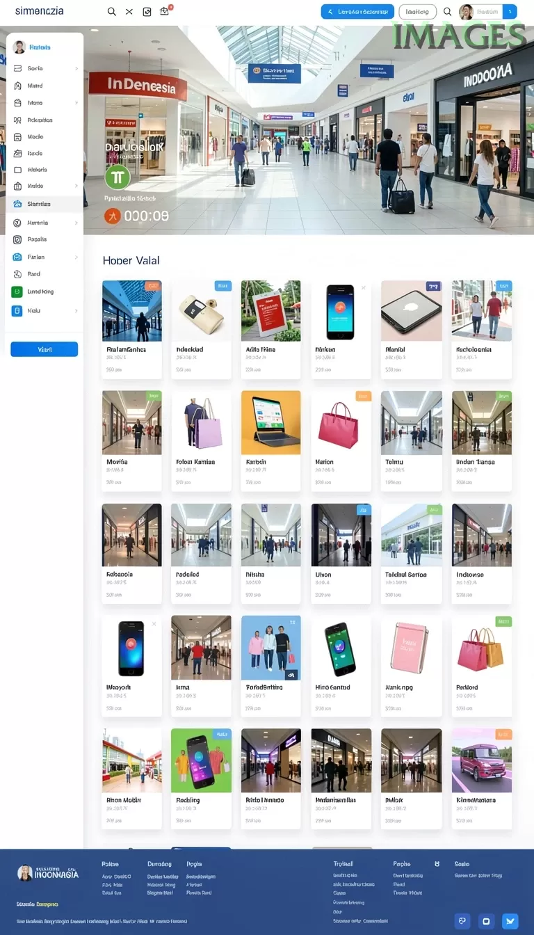 Cuplikan layar TIGERJP88 — menu navigasi